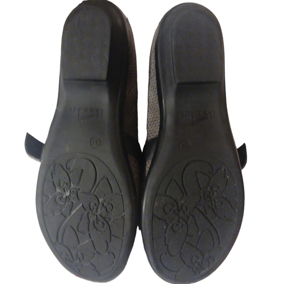 Dansko Orla Green Snakeskin Embossed Mary Jane Comfort Clog size 6.5-7 - Picture 7 of 9